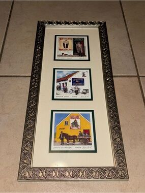 Guinness Thomas Patrick Hanlon Framed  Ireland Art Prints Set of 3